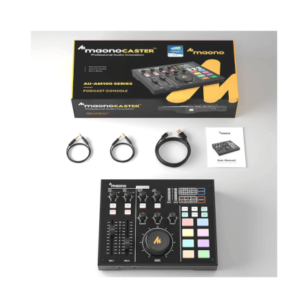 พอดแคสต์มิกเซอร์ MAONO Maonocaster AM100_4